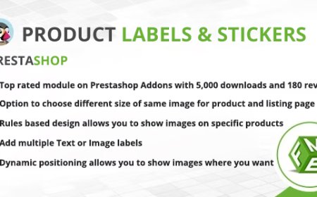 Prestashop Product Labels and Stickers Module